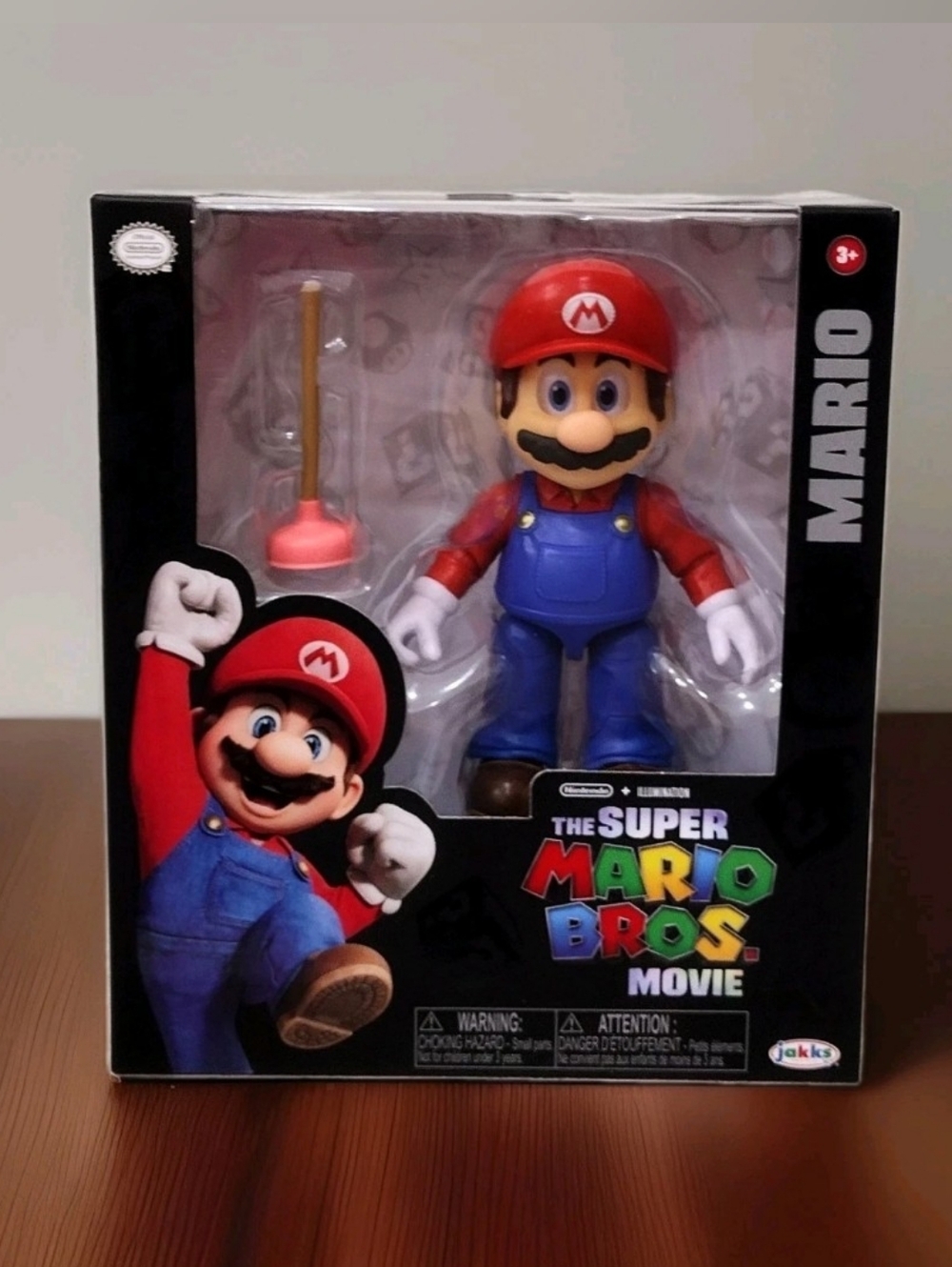 Mario Action Figure - Red & Blue Super Mario Bros. Movie Figure by